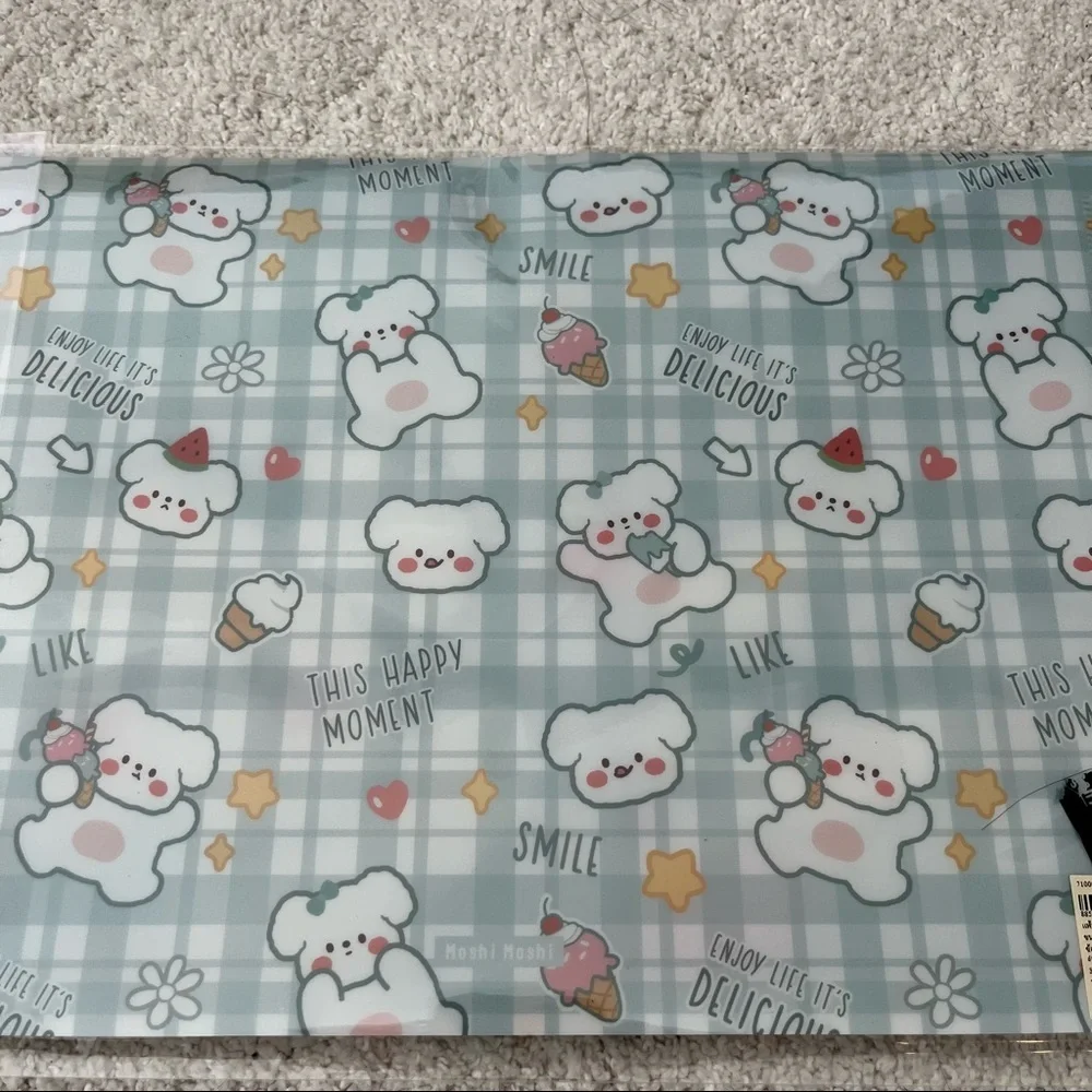 Cute Japanese Stationary Folder and Notepad